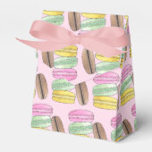 Macaron French Pastry Cookies Macarons Patisserie Bedankdoosjes (Voorkant Zijde)