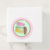 Macaron French Pastry Cookies Macarons Patisserie Bedankjes Labels (In situ)