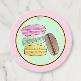 Macaron French Pastry Cookies Macarons Patisserie Bedankjes Labels