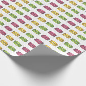 Macaron French Pastry Cookies Macarons Patisserie Cadeaupapier (Hoek)