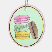 Macaron French Pastry Cookies Macarons Patisserie Keramisch Ornament (Links)