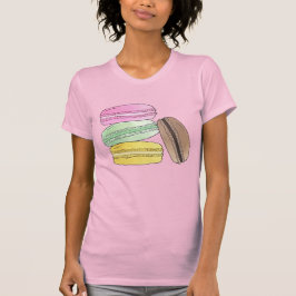 Macaron French Pastry Cookies Macarons Patisserie T-shirt