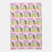 Macaron French Pastry Cookies Macarons Patisserie Theedoek (Verticaal)