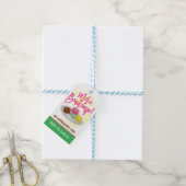 Macaron Gift Label Cadeaulabel (Met Touw)