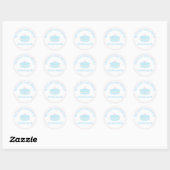 Macaron Hart Logo Stickers Thuis Bakkerij (Vel)