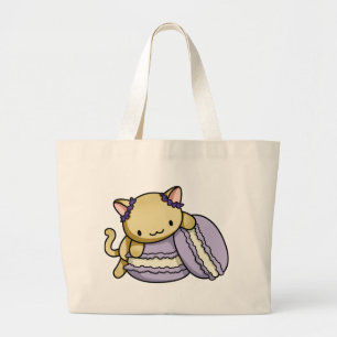 Macaron Kat Grote Tote Bag