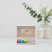 Macaron Koekje Visitekaartje (Staand voorkant)
