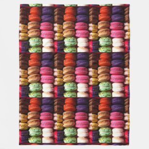macaron koekjes deeg fleece deken