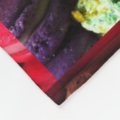 macaron koekjes deeg fleece deken (Hoek)