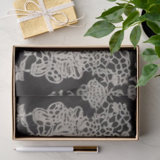 Macaron Lace Skull Decoupage Papier (Geschenk)