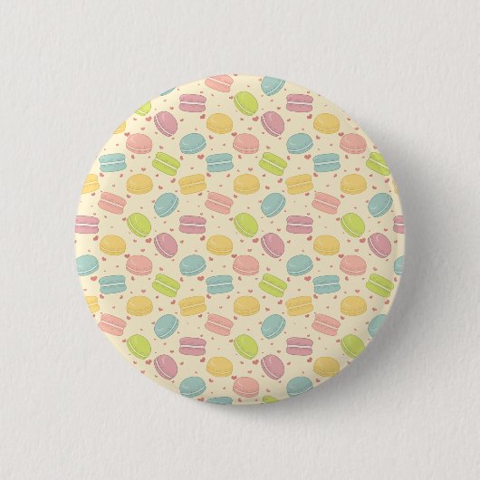 Macaron Love Ronde Button 5,7 Cm (Voorkant)