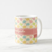 Macaron Love with Ribbon Koffiemok (Voorkant rechts)