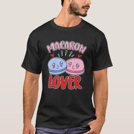 Macaron Lover Baking Sweet Macarons T-shirt (Voorkant)