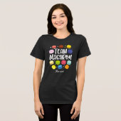 Macaron Lover Team Macaron For Sure Funny Gift Tri-Blend Shirt (Voorkant volledig)