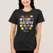 Macaron Lover Team Macaron For Sure Funny Gift Tri-Blend Shirt (Voorkant)
