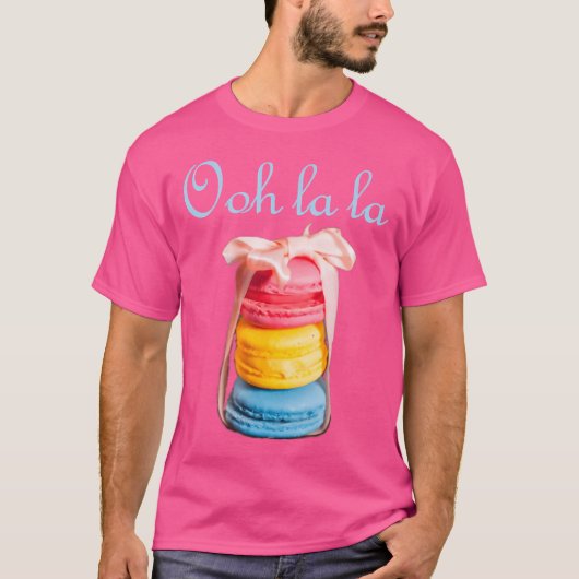 Macaron Lovers French Cookie Macaroons Baker Baker T-shirt (Voorkant)