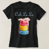 Macaron Lovers French Cookie Macaroons Baker Baker T-shirt (Design voorkant)