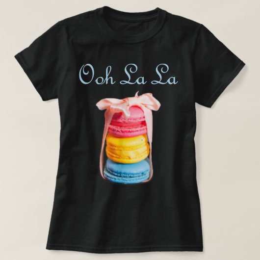 Macaron Lovers French Cookie Macaroons Baker Baker T-shirt (Design voorkant)