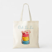 Macaron Lovers French Cookie Macaroons Baker Baker Tote Bag (Achterkant)