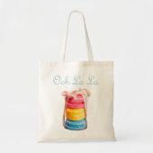 Macaron Lovers French Cookie Macaroons Baker Baker Tote Bag (Voorkant)