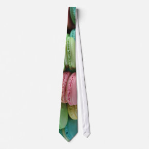 Macaron Macarons stropdas necktie novelty dessert