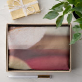 Macaron macaroons lichtroze beige bruine zoete tas tissuepapier (Geschenk)