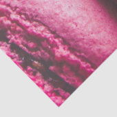 Macaron macaroons lichtroze beige bruine zoete tas tissuepapier (Detail)