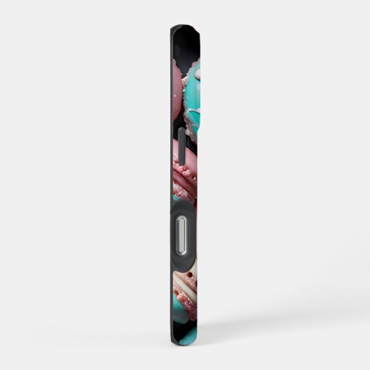 macaron monogram iPhone hoesje (Rechterkant)