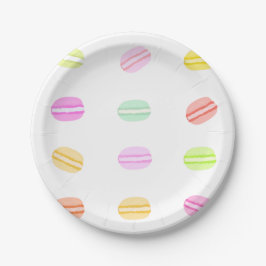 Macaron papier Borden Papieren Bordje