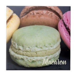 Macaron pastries voor cadeau voor tanden tegeltje