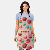 Macaron Rainbow Kleurrijke Gepersonaliseerde Patro Schort (Gedragen)