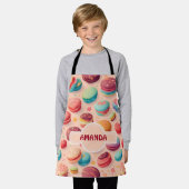 Macaron Rainbow Kleurrijke Gepersonaliseerde Patro Schort (Gedragen)