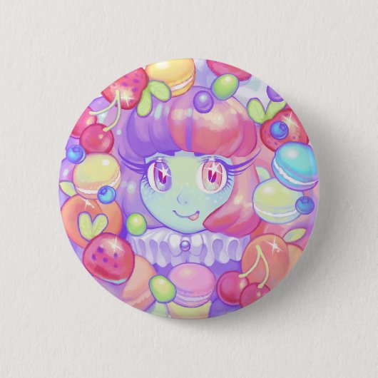 Macaron Ronde Button 5,7 Cm (Voorkant)