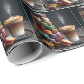 Macaron Stack met Latte Cadeaupapier (Rol Hoek)