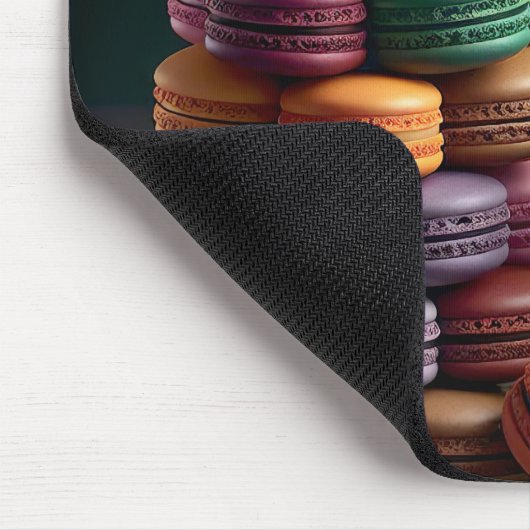 Macaron Stack met Latte Muismat (Hoek)