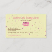 Macaron Stars Elegant Visitekaartje (Achterkant)