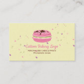 Macaron Stars Elegant Visitekaartje (Voorkant)
