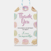Macaron Sweet Celebration Birthday Cadeaulabel (Voorkant)