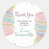 Macaron Sweet Celebration Gift Labels (Voorkant)