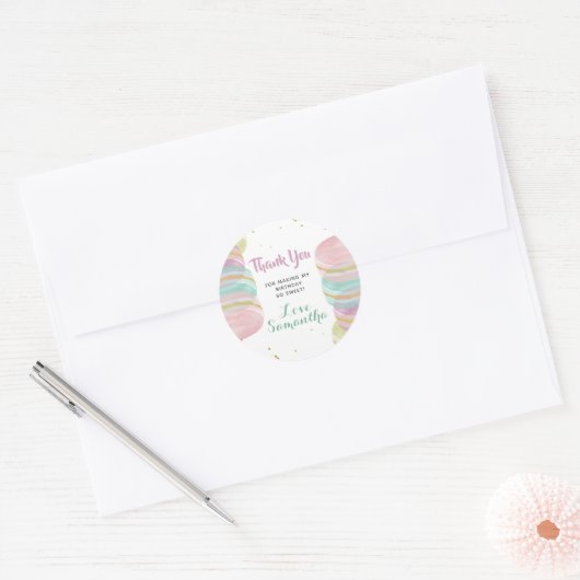 Macaron Sweet Celebration Gift Labels (Envelop)