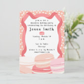 Macaron Threaditation Kaart (Staand voorkant)