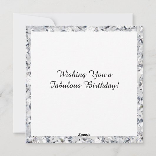  Macaron Verjaardag Bling Feestdagenkaart (Achterkant)