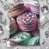  Macaron Verjaardag Bling Kaart