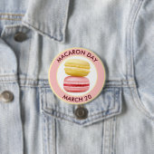 Macarondag, macarons ronde button 7,6 cm (In situ)