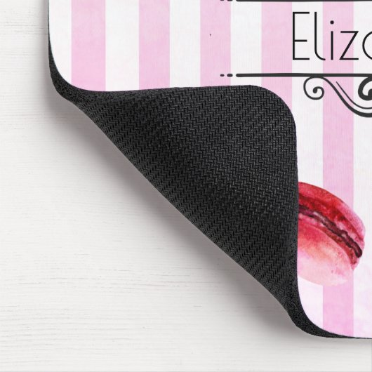 Macaronen in een cirkel | Frans banketbakkerswerk  Muismat (Hoek)