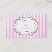 Macaronen in een cirkel | Frans banketbakkerswerk Visitekaartje (Achterkant)