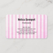 Macaronen in een cirkel | Frans banketbakkerswerk  Visitekaartje (Achterkant)