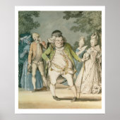 Macaroni, 1774 (m/c op papier) poster (Voorkant)