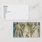 Macaroni, 1774 (m/vC op papier) Visitekaartje (Voorkant / Achterkant)