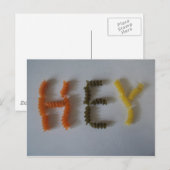 Macaroni. Briefkaart (Voorkant / Achterkant)